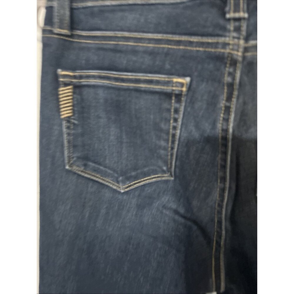 Paige Jeans Women’s 26 Skinny Dark Wash Denim Distressing EUC - Picture 5 of 6